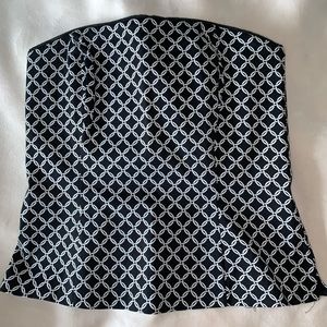 EUC WHBM Black Rings Bustier-Like new size 6